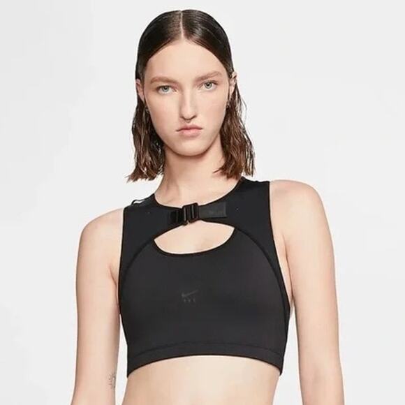 Nike x Matthew Williams Black Special Edition Sports Bra Large Clasp Performance - Picture 1 of 5